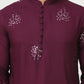 Embroidered Viscose Rayon Straight Kurta Pyjama Set