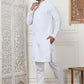 Embroidered Viscose Rayon Straight Kurta Pyjama Set