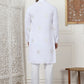 Embroidered Viscose Rayon Straight Kurta Pyjama Set