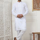 Embroidered Viscose Rayon Straight Kurta Pyjama Set