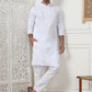 Embroidered Viscose Rayon Straight Kurta Pyjama Set