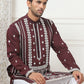 Embroidered & Sequin Cotton Blend Kurta Pyjama Sets