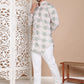 Printed Front Open Kurta With Trouser ( JOKP TP W 5090Olive )