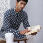 Embroidered Kurta Pyjama for Men