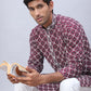 Embroidered Kurta Pyjama for Men