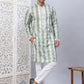 Tie-dye Embroidered & Sequin Kurta With Pyjama