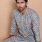 Printed and Emrbroidered Kurta Pyjama Set ( JOKP P 5097Olive )