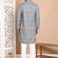 Printed and Emrbroidered Kurta Pyjama Set ( JOKP P 5097Olive )