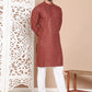 Embroidered and Sequence Kurta with Pyjama For Men ( JOKP P 5098Brown ) [FF] [J-2-3]