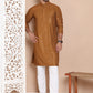 Embroidered and Sequence Kurta with Pyjama For Men ( JOKP P 5098Mustard ) [FF] [J-2-3]