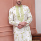 Stone Print With Embroidered kurta Set ( JOKP P 5102Green )