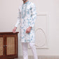 Stone Print With Embroidered kurta Set ( JOKP P 5102Sky )