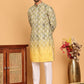 Digital Printed Kurta Pyjama Set ( JOKP P 5104 Green )
