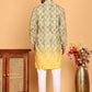 Digital Printed Kurta Pyjama Set ( JOKP P 5104 Green )