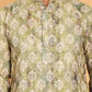 Digital Printed Kurta Pyjama Set ( JOKP P 5104 Green )