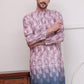 Digital Printed Kurta Pyjama Set ( JOKP P 5104Magenta )