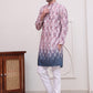 Digital Printed Kurta Pyjama Set ( JOKP P 5104Magenta )