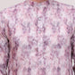 Digital Printed Kurta Pyjama Set ( JOKP P 5104Magenta )