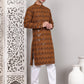 Sequin & Embroidered Kurta with Pyjamas ( JOKP P 5107Mustard ) [FF] [N-1]