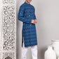 Sequin & Embroidered Kurta with Pyjamas ( JOKP P 5107Peacock ) [FF] [N-1]