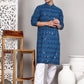 Sequin & Embroidered Kurta with Pyjamas ( JOKP P 5107Peacock ) [FF] [N-1]