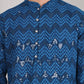 Sequin & Embroidered Kurta with Pyjamas ( JOKP P 5107Peacock ) [FF] [N-1]