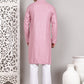 Viscose Sequins and Embroidered Kurta Set for Men ( JOKP P 5108Magenta ) [FF] [I-1-4]