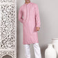 Viscose Sequins and Embroidered Kurta Set for Men ( JOKP P 5108Magenta ) [FF] [I-1-4]