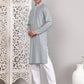 Viscose Sequins and Embroidered Kurta Set for Men ( JOKP P 5108Silver ) [FF] [I-1-4]