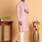 Embroidered Viscose Kurta Set For Men ( JOKP P 5110Pink )