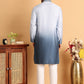 Ombre Printed Straght Kurta Pyjama for Men ( JOKP P 5111Blue )
