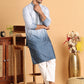 Ombre Printed Straght Kurta Pyjama for Men ( JOKP P 5111Blue )