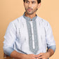 Ombre Printed Straght Kurta Pyjama for Men ( JOKP P 5111Blue )