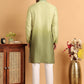 Ombre Printed Straght Kurta Pyjama for Men ( JOKP P 5111Green ) [FF] [I-1-4]