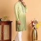 Ombre Printed Straght Kurta Pyjama for Men ( JOKP P 5111Green ) [FF] [I-1-4]