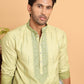 Ombre Printed Straght Kurta Pyjama for Men ( JOKP P 5111Green ) [FF] [I-1-4]