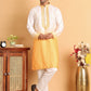 Ombre Printed Straght Kurta Pyjama for Men ( JOKP P 5111Yellow )