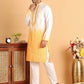 Ombre Printed Straght Kurta Pyjama for Men ( JOKP P 5111Yellow )