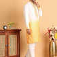 Ombre Printed Straght Kurta Pyjama for Men ( JOKP P 5111Yellow )