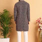 Embroidered Viscose Kurta Set For Men ( JOKP P 5120Peach )