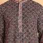 Embroidered Viscose Kurta Set For Men ( JOKP P 5120Peach )