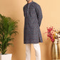 Embroidered Viscose Kurta Set For Men ( JOKP P 5121Multi )