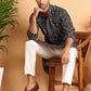 Embroidered Viscose Kurta Set For Men ( JOKP P 5122Black )