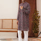 Embroidered Viscose Kurta Set For Men ( JOKP P 5122Peach )