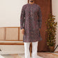 Embroidered Viscose Kurta Set For Men ( JOKP P 5122Peach )