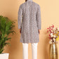 Embroidered & Printed Kurta Set For Men ( JOKP P 5124Coffee )