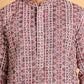 Embroidered & Printed Kurta Set For Men ( JOKP P 5124Maroon )