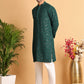Embroidered Sequined Viscose Straight Kurta Pyjama ( JOKP P 5125Olive ) [FF] [A-9-10]