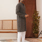 Embroidered Kurta Pyjama Set For Men ( JOKP P 5127Black )