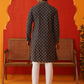 Embroidered Kurta Pyjama Set For Men ( JOKP P 5127Navy )